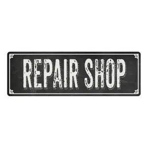 REPAIR SHOP Sign, Garage Shabby Chic Black Chalkboard Sign, Workshop Tool Shed Decor