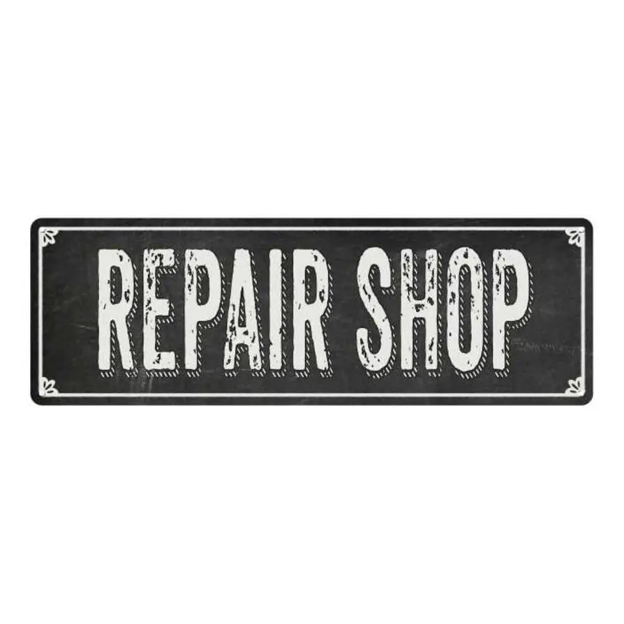 REPAIR SHOP Sign, Garage Shabby Chic Black Chalkboard Sign, Workshop Tool Shed Decor