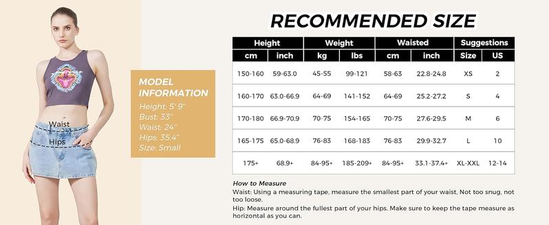 EMMIOL Vintage Blue Fit Denim Mini Jean Skirt for Women - Casual Style Regular Fit Above Knee Cotton Material Multi Belt Loops No Sheer Material Chic Womenswear Machine Washable - Bottom