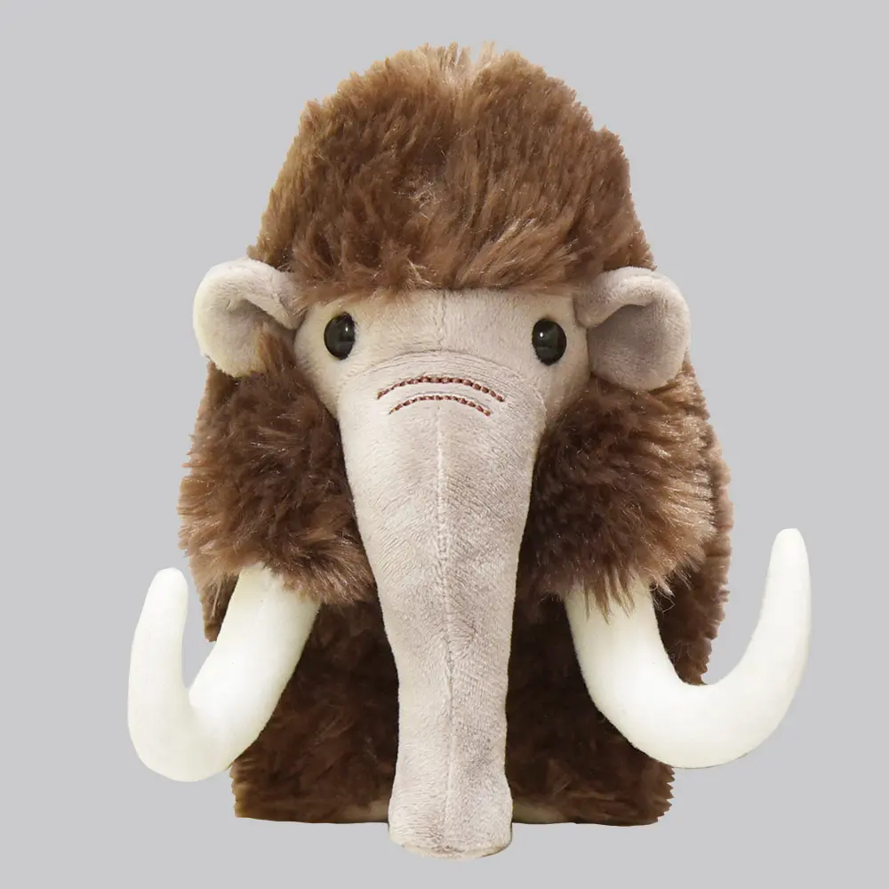 Amuse Mammoth Paopao Primitive Age Dark Brown Stuffed Animal Plush Toy Cute Soft Throw Pillow Christmas Cushion Decorationsifts for Kids