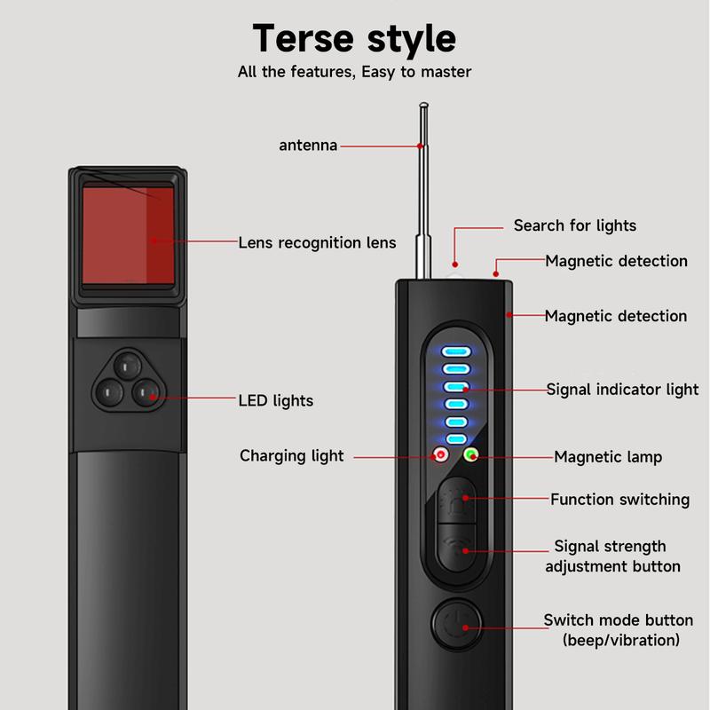Hidden Camera Detectors, GPS Tracker Detector and RF Signal Scanner, For Office, Travel, Hotel, Car hidden camera GPS detector, Hidden Cam, Find Out Hidden GPS Trackers