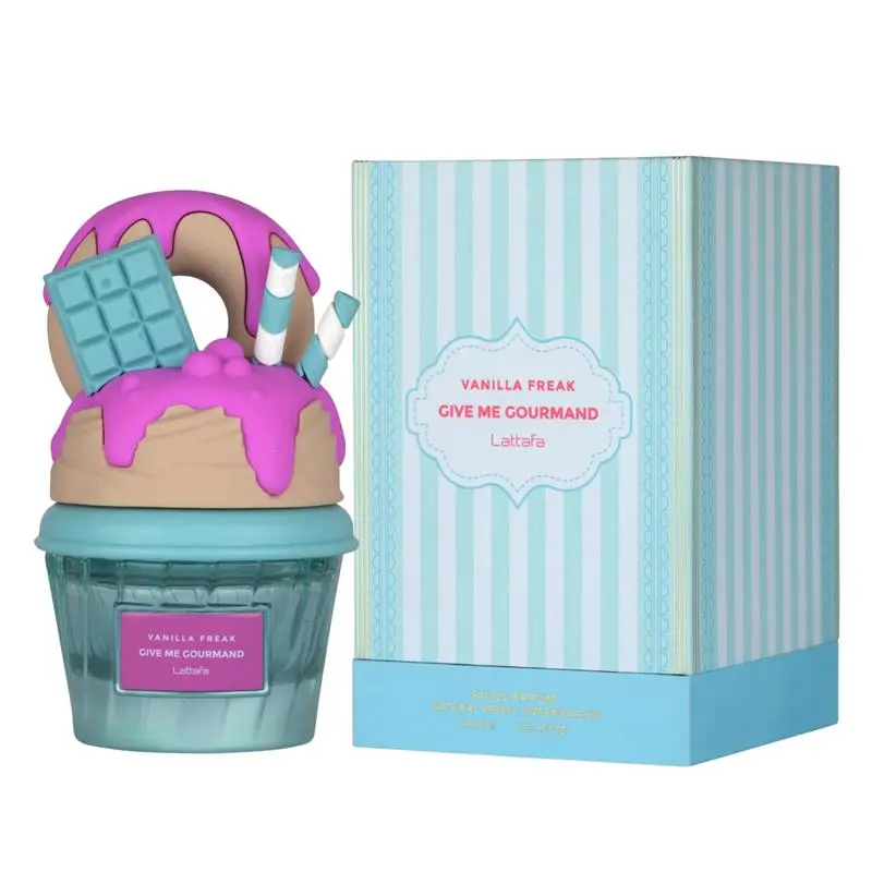 Lattafa Vanilla Freak Eau de Parfum 75ml - Unisex Gourmand Evening Scent Single Item with Cupcake, Vanilla, Cinnamon & Almond Sweet Notes