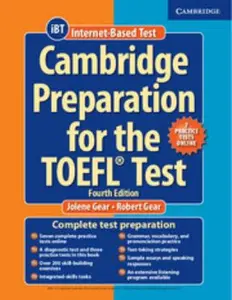 USED-Cambridge Preparation for the TOEFL Test Book with Online Practice Tests by Gear, Jolene (Paperback)