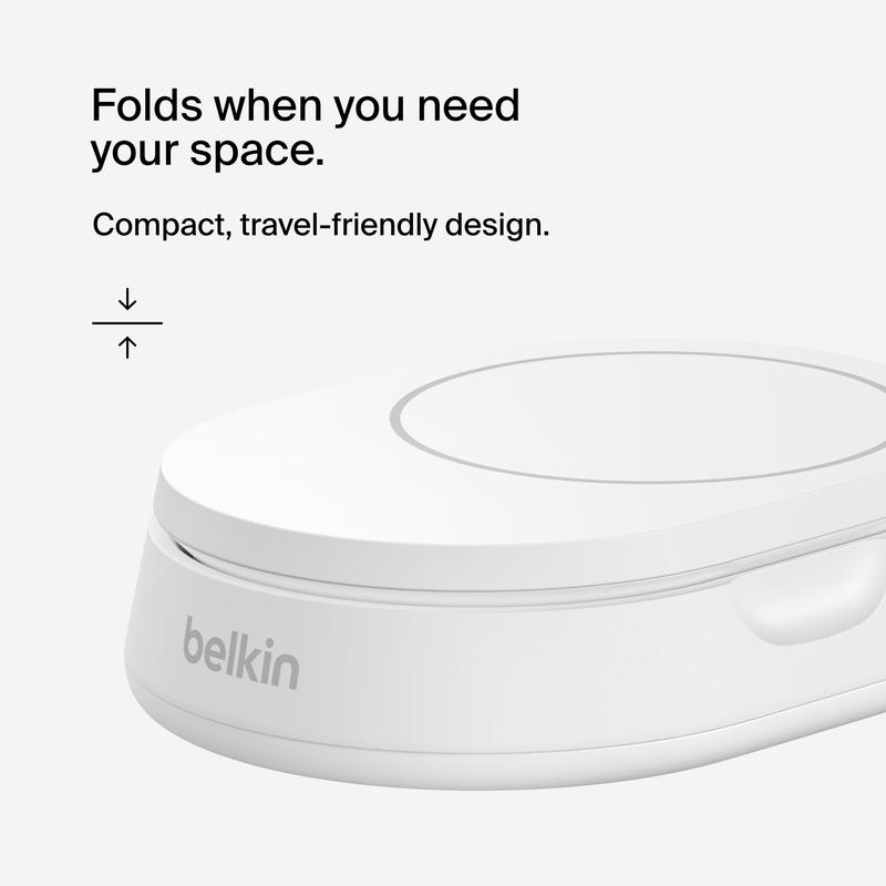 Belkin BoostCharge Pro Convertible Magnetic Wireless Charging Stand with Qi2 15W