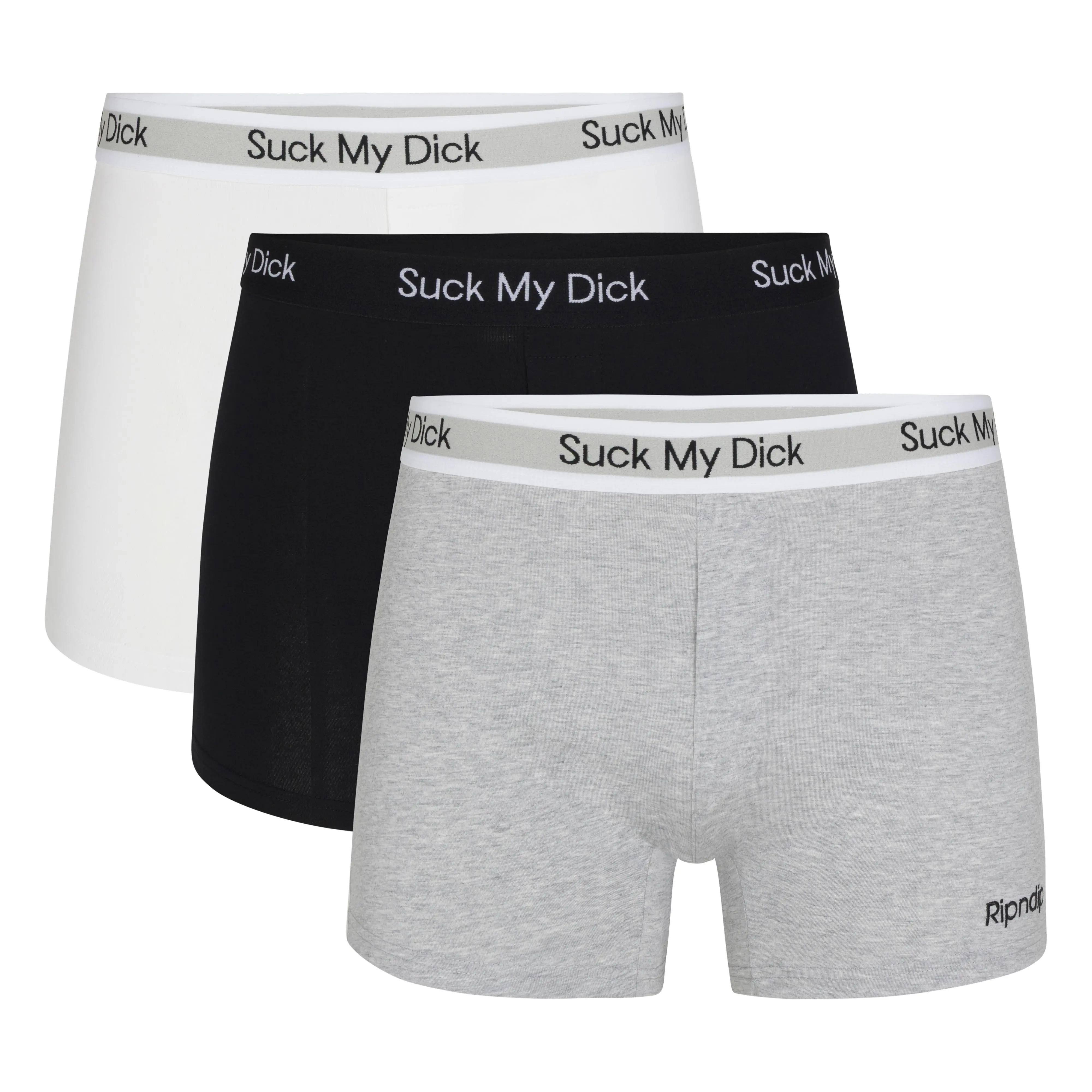 Men's Embroidered Cotton 3-Piece Set Boxer Briefs, Stretch Elastic Waist Multi-Color Menswear Underwear Pack, Boxers, Small, Embroidery, Xxxxl, Large, Multi-Size, Size Up For Room, Stretch Over Time, Snug Fit, Stretch Wear