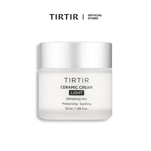 [TIRTIR Official] Ceramic Cream Light - Daily Hyaluronic Lightweight Smooth Hydrating Moisturizing Moisturizer