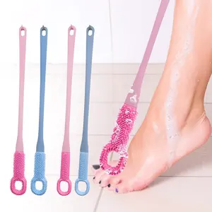 Soft Silicone Foot Spa Long Cleaning Brush