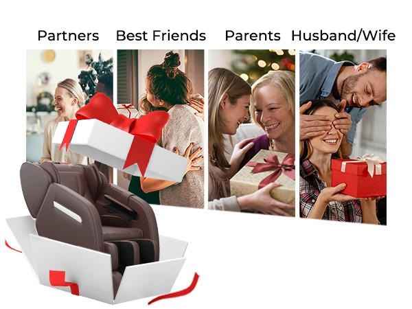 Real Relax MM350 brown massage chair zero gravity leg shiatsu massager for circulation and relaxation Comfort Massage recliner