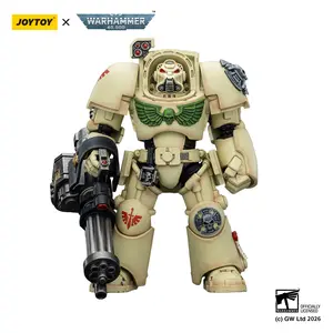 JOYTOY  Warhammer  40k  1/18  Action Figure Dark Angels Deathwing Terminator 3 with Power Fist and Assault Cannon JT03141