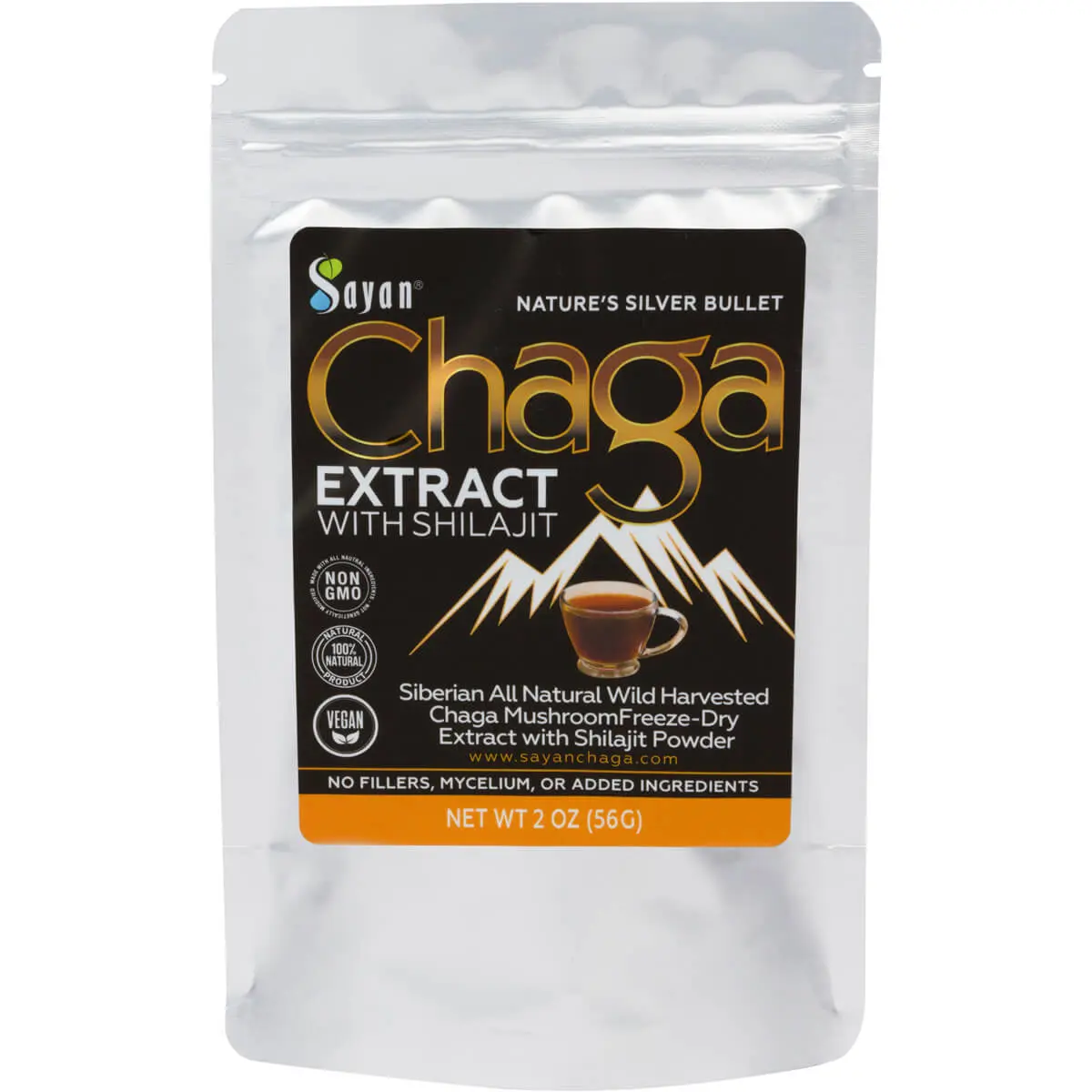Chaga Extract + Shilajit powder