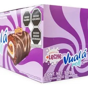 Vuala roll 1display x 16packs sabor piña