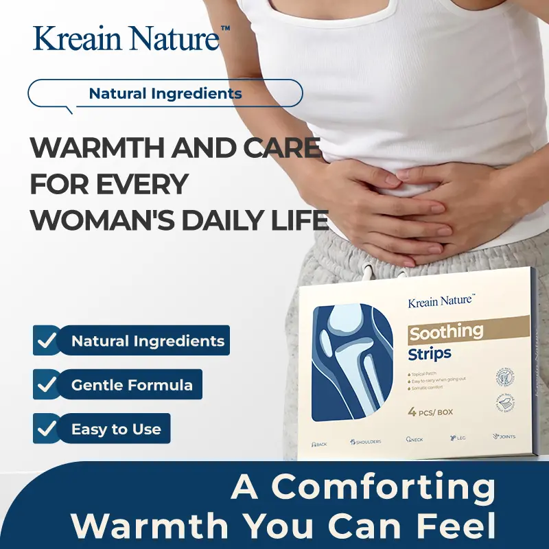 Kreain Nature 6 Soothing Strips,herbal ingredients, suitable for daily use.