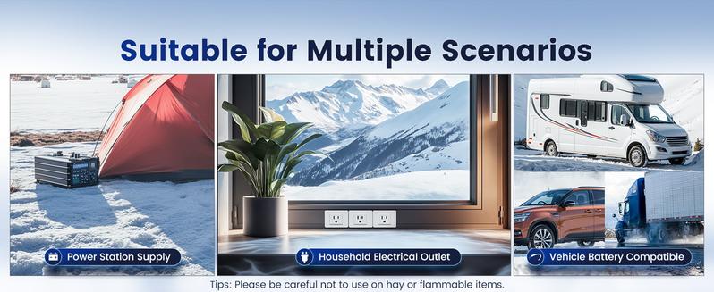 HCALORY 12V Portable Diesel Heater Toolbox 2 Diesel Air Heater 8KW 6L All-in-One Parking Heater with APP Control Work at Altitude Max 20000 ft for Car Trucks RV and camper