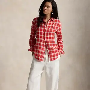 Polo Ralph Lauren - Classic Fit Plaid Linen Shirt