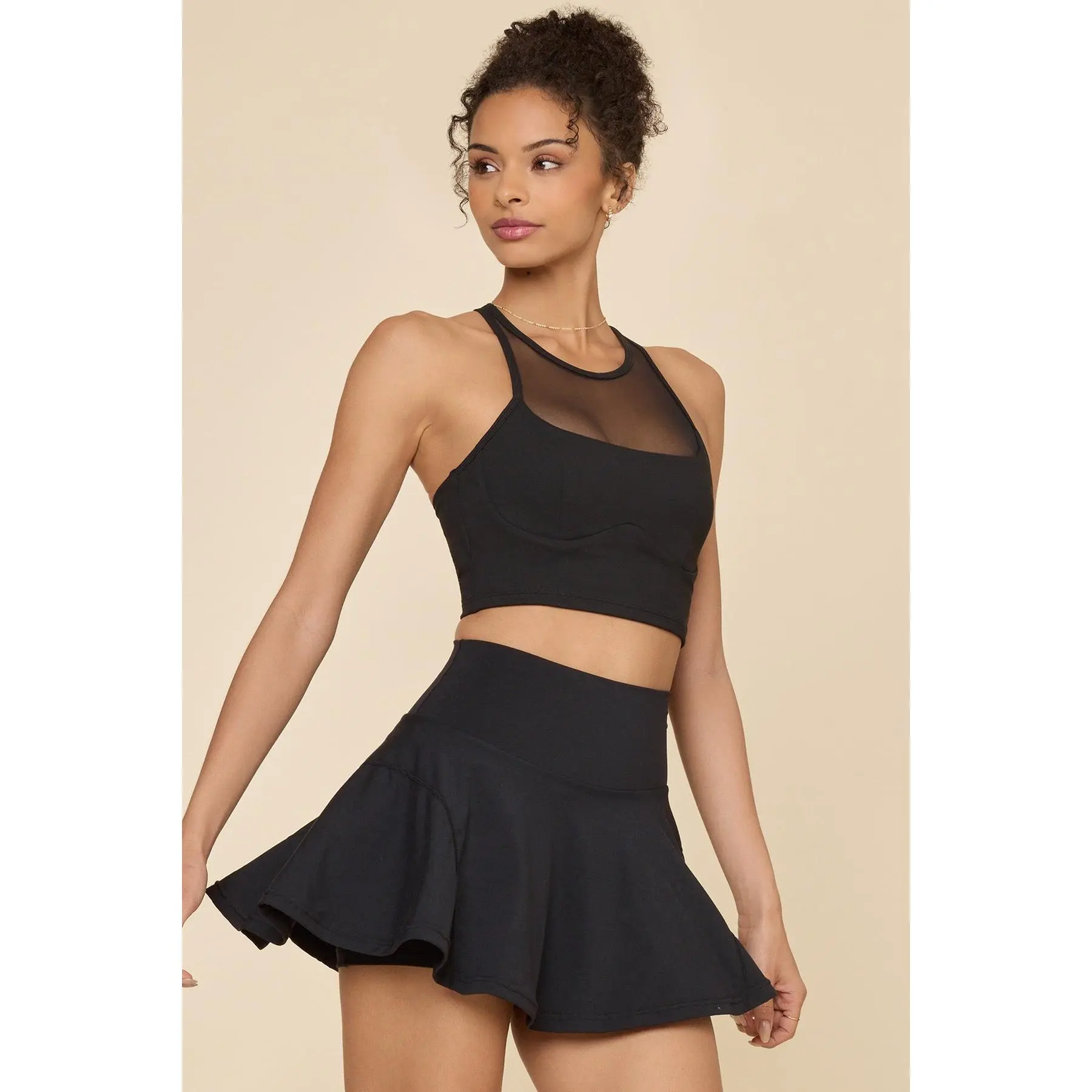 Twirl Skort - Black