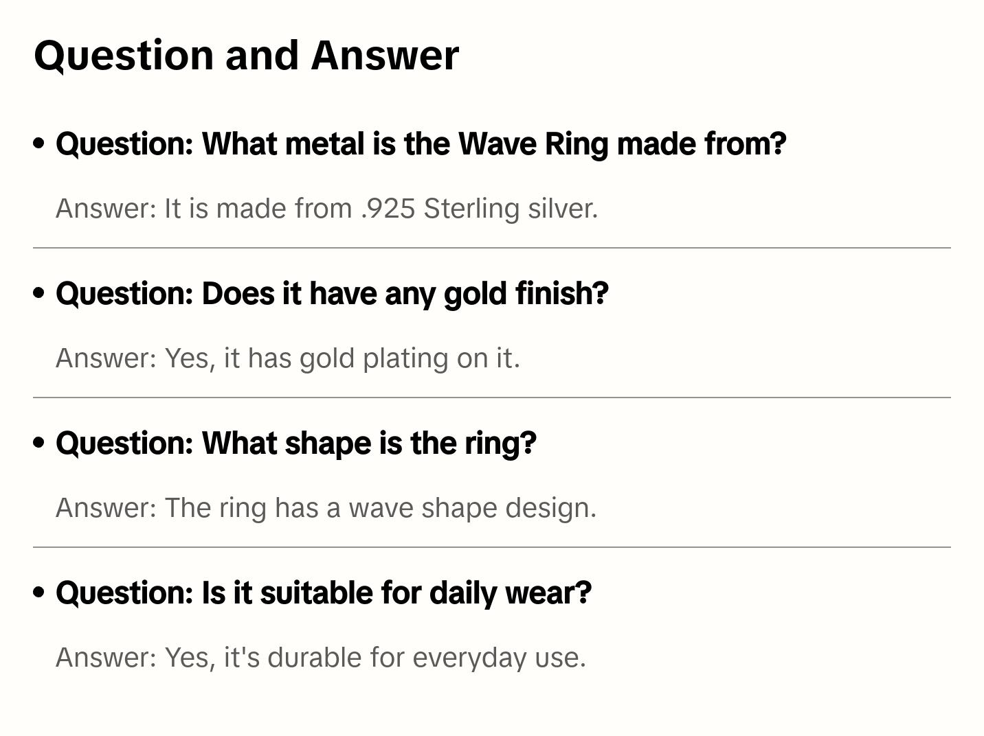 PURA VIDA - Wave Ring