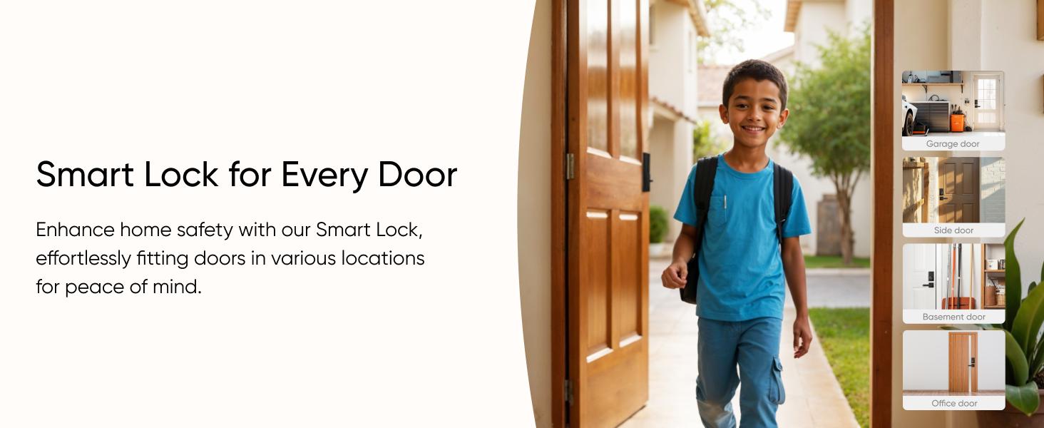 eufy Security Smart Lock C30, Keyless Entry, Built-in WiFi Deadbolt for Front Door, No Bridge Required, Easy Installation, App Remote Control, Auto Lock｜Spingtok