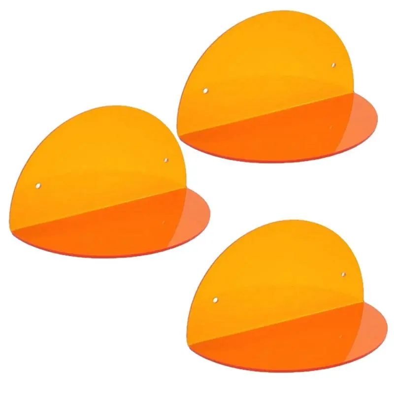 3 Pack Acrylic Shelves for Wall -Wall Shelf, Floating Shelves , Display Ledges & Home Decor Acrylic Wall Shelves