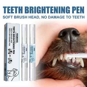 Toothbrush Pen Cat/Dog Tooth Whitening & Cleaning,Natural Plant Substance-Pet Teeth Repairing Kit,Dogs Cats Natural Plants Tartar Remover Tool