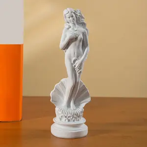 Resin Greek Godness Statue Living Room Study Desktop Bookshelf Decor Art Sculpture White Mythology Venus Aphrodite Figurine Gift
