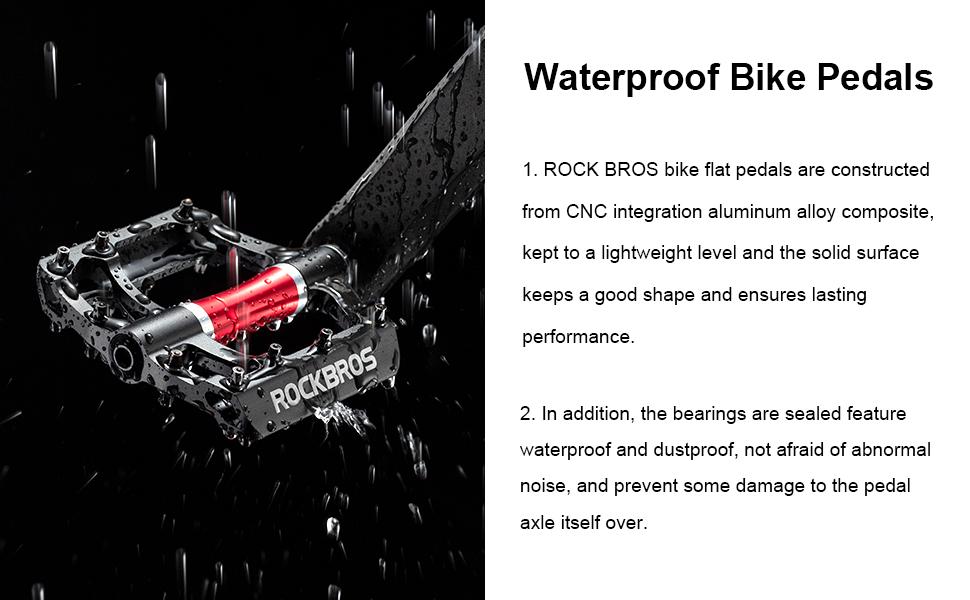 ROCKBROS MTB Pedals Platform Bike Pedal Aluminum 9/16" Bike Pedal Non-Slip Lightweight Flat Pedals for BMX Road Mountain Bikes ROCKBROS MTB Pedals Platform Bike Pedal Aluminum 9/16" Bike Pedal Non-Slip Lightweight Flat Pedals for BMX Road Mountain Bikes