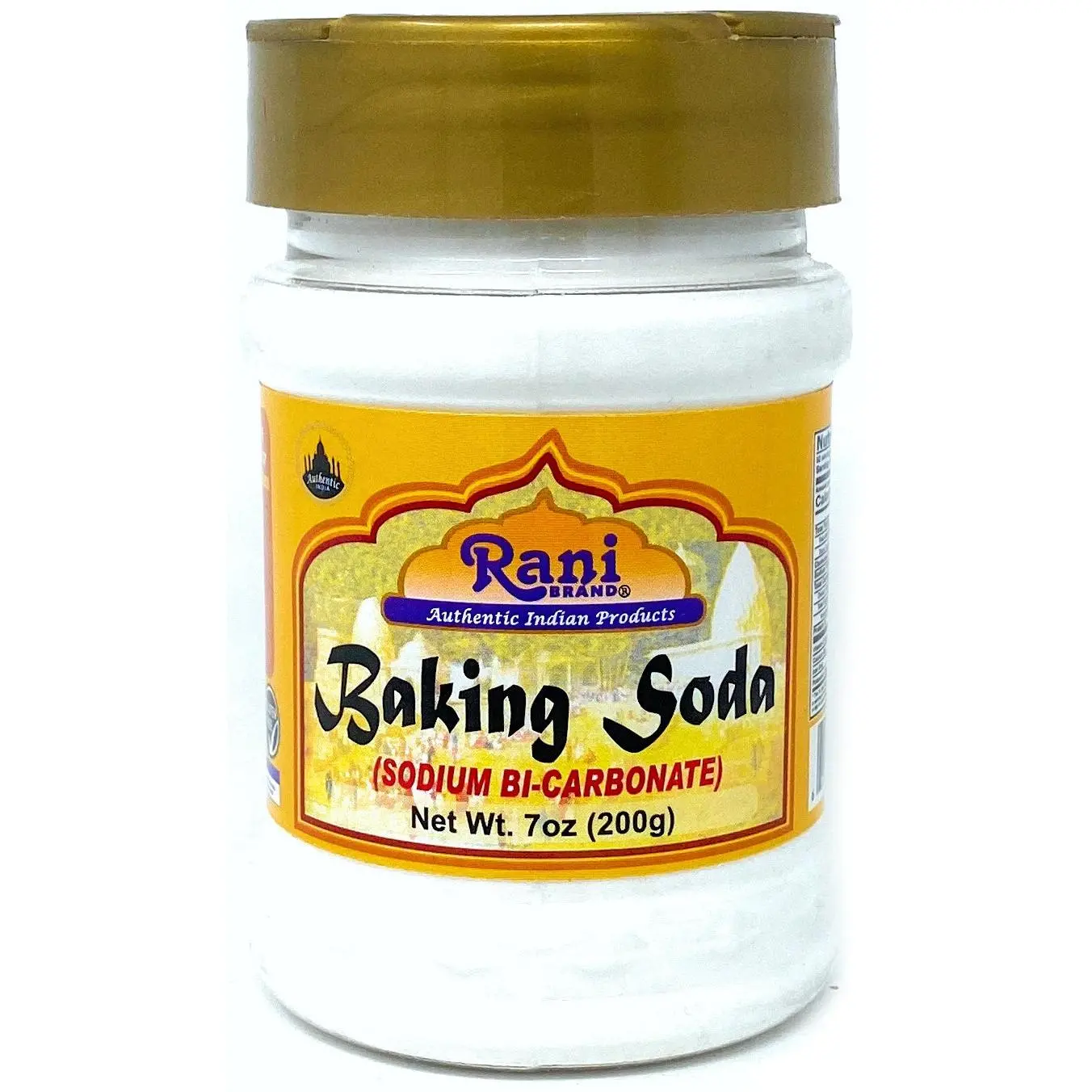 Rani Baking Soda (SODIUM BI-CARBONATE) 7oz (200g) PET Jar ~ Used for cooking, NON-GMO | Indian Origin | Gluten Friendly