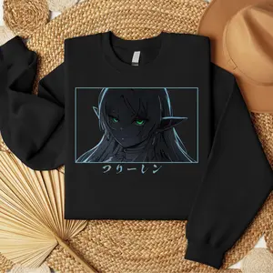 Frieren Stare Shirt, Cool Anime Tshirt, Unisex Anime Shirt, Frieren Sweatshirt, Beyond Journey's End Shirt, sousou no frieren Shirt