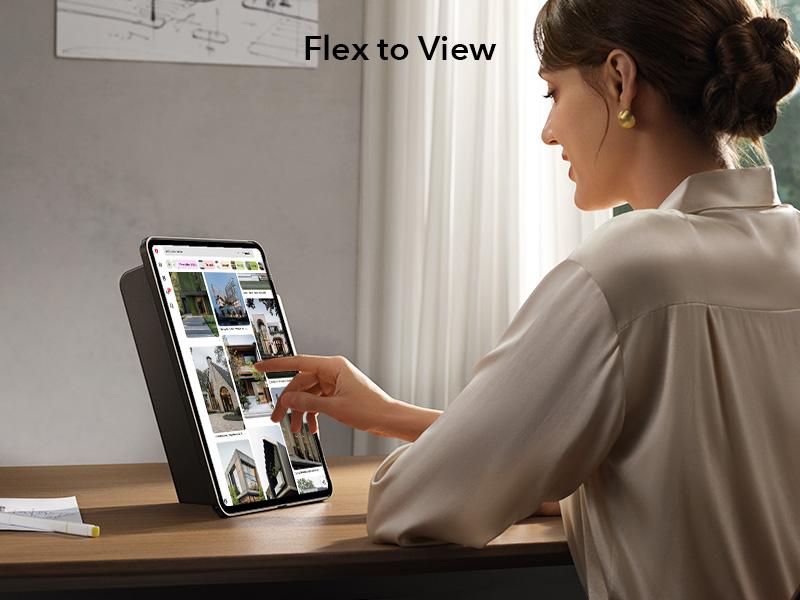 ESR Detachable Keyboard Case for iPad Air 11/13 inch&iPad Pro 11/13 inch, Magnetic Detachable Keyboard, Portrait/Landscape Modes, Large Click-Anywhere Trackpad, Backlit Keys, Shift Series