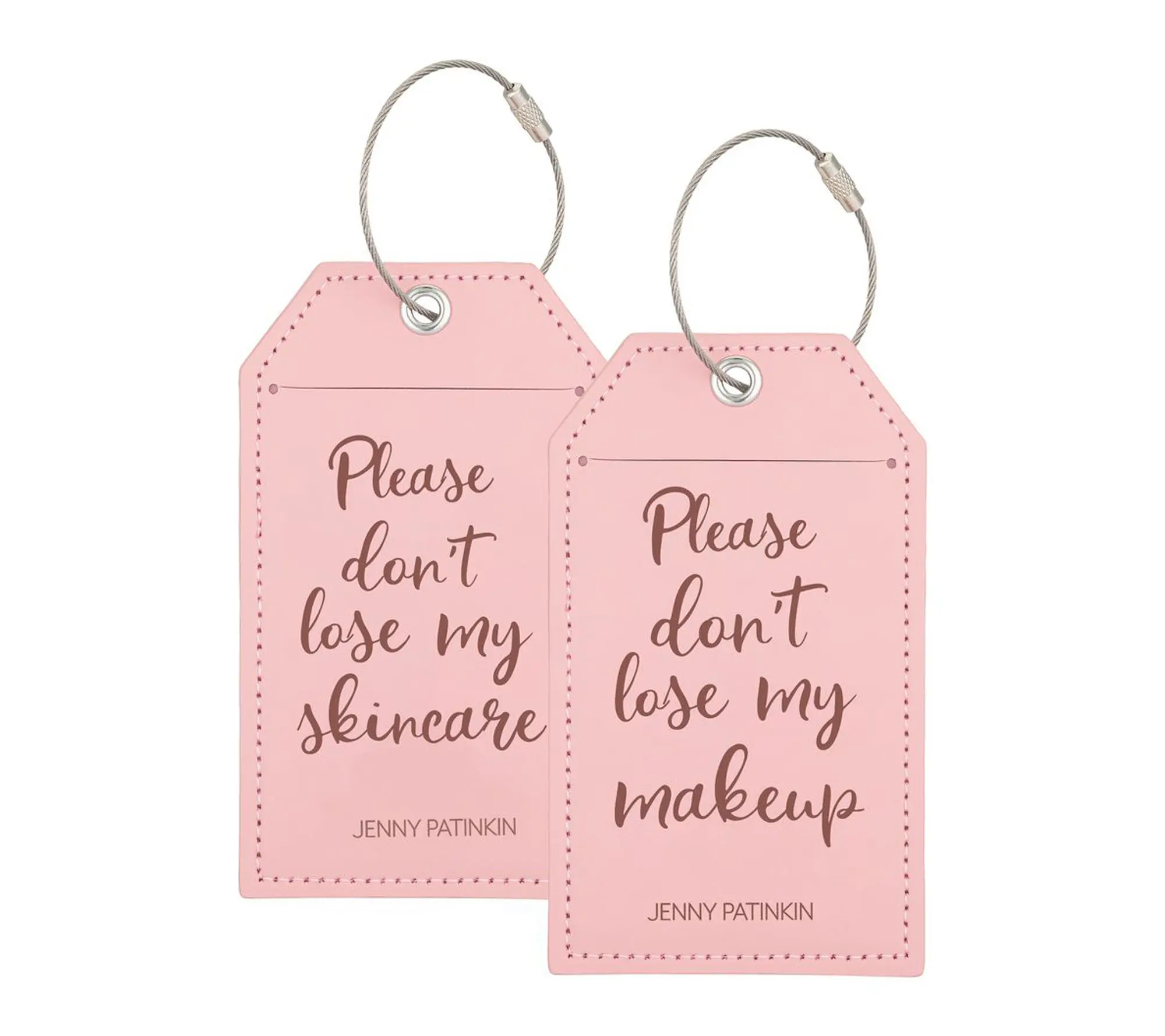 Lazy Perfection Precious Cargo Luggage Tags, Set of 2 Lazy Perfection Precious Cargo Luggage Tags, Set of 2
