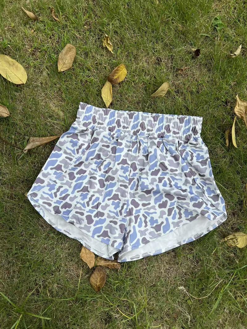 Camouflage Fitted Viral Women's Camo Shorts Comfortable Fit Everyday Style Machine Washable Versatile Design Womenswear Bottom Casual