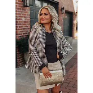 The Gene Houndstooth Blazer