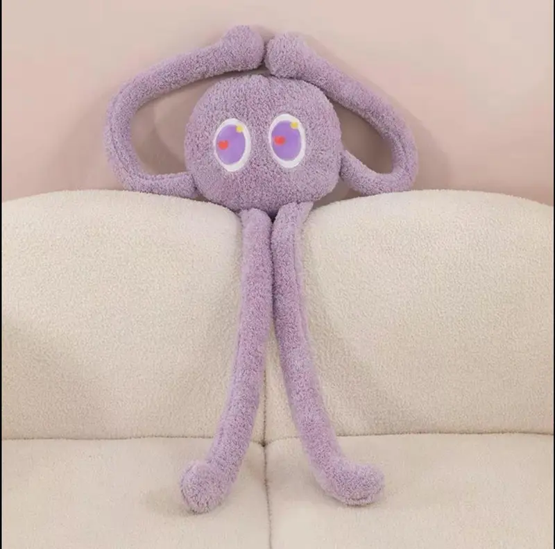 Cute Octopus Design Stuffed Animal Soft Huggable, 1 Count Long Leg Octopus Doll Pillow, Cartoon Home Decoration for Birthday & Holiday Gifts Cute Octopus Design Stuffed Animal Soft Huggable, 1 Count Long Leg Octopus Doll Pillow, Cartoon Home Decoration for Birthday & Holiday Gifts
