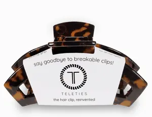 Teleties Open Claw Clip - Tortoise