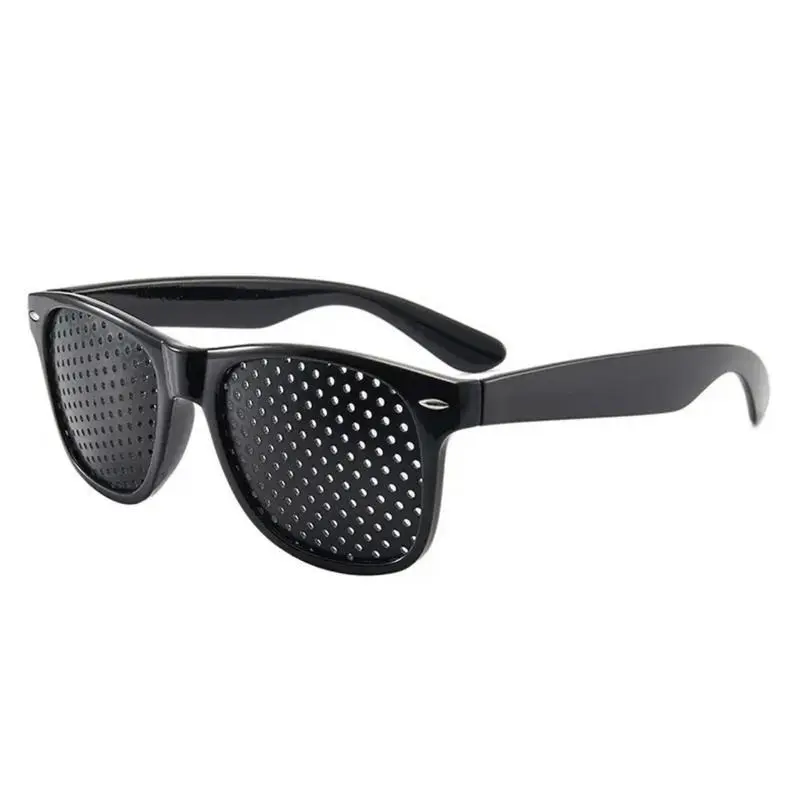 Unisex Pinhole Glasses Anti-MyopiaAstigmatism Glasses Men's Women's VisionImprovement Strabismus Correction FatigueGlasses