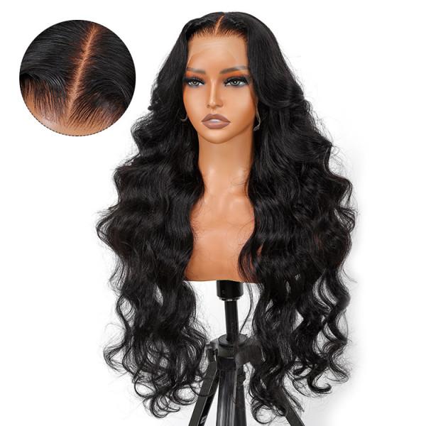 [Free Upgrade] West Kiss 250% Density Body Wave 13x6 Lace Front Wig Human Hair Pre Plucked with Natural Hairline Pre Bleached Human Hair Wig