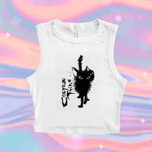 Vintage Cocteau Twins Micro Ribbed Tank, Mazzy Star Crop Tank, Rock Music Y2k Crop Tank Top
