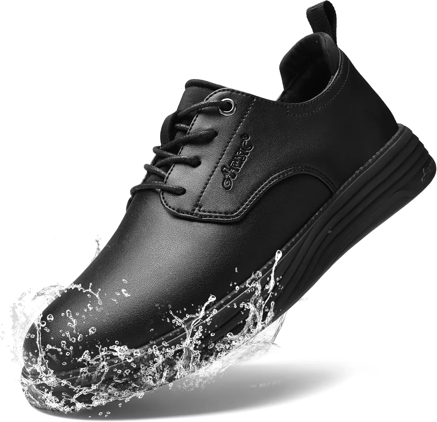 Non Slip Work Shoes for Men Waterproof Oil Resistant Slip On Lightweight  for Food Service Kitchen Chef Restaurant Classic Casual Walking Dress Shoes  - TikTok Shop