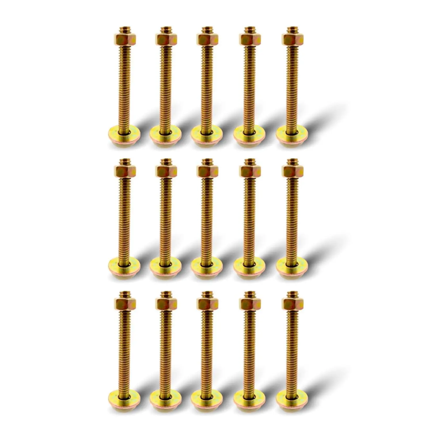 Torque Automotive Replacement Brake Cage Bolt Assembly, 15-Pack for Semi Truck Air Spring Brake Chamber Repair (Replaces Bendix 800921, TR800921)