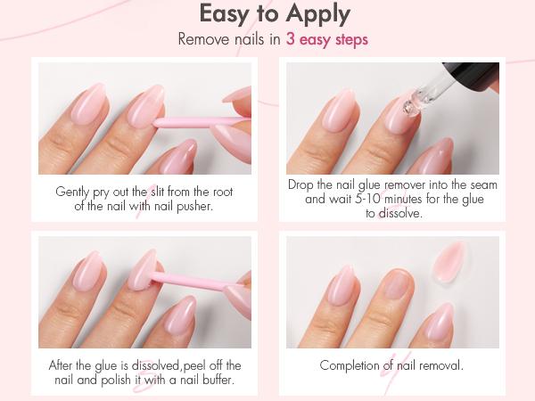 VSALON Press On Nails Accessories: Nail Quick Remove - Removal In Minutes 10ml/0.34 fl.oz.