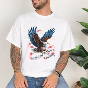 Vintage Celebrating 250 Years Freedom T-shirt - Retro American Eagle Graphic Sweatshirt - Classic Patriotic Heritage Pride Tee - Unisex Liberty & Spirit Apparel