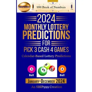 2024 Monthly Lottery Predictions for Pick 3 Cash 4 Games: Calendar-Based Lottery Predictions Paperback – January 20, 2024