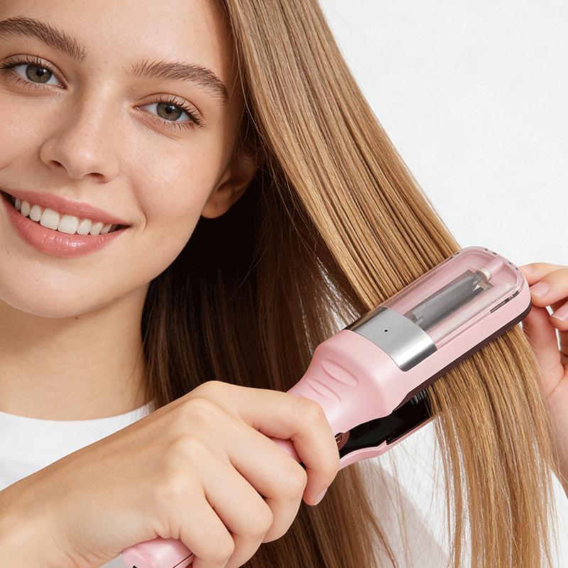 Wireless split-end hair trimmer and clipper, 2-in-1 rechargeable styling tool for easy shaping—ideal for home and travel—suitable for trimming damaged split ends; compact and portable