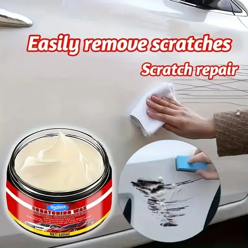Nano Shine Polishing Compound for Car Scratch Removal, Universal for Various Car Paint Colors, Scratch Repair Wax for Paint Surface Restoration