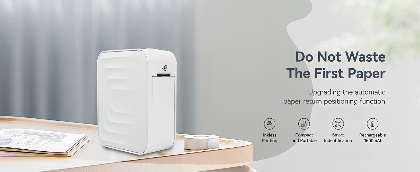 Marklife mini label maker, portable label printer, wireless Bluetooth printer. Can print thank you labels, item labels, and spice jar labels, suitable for office, home, and student use. Suitable as a Mother's Day gift for mom.