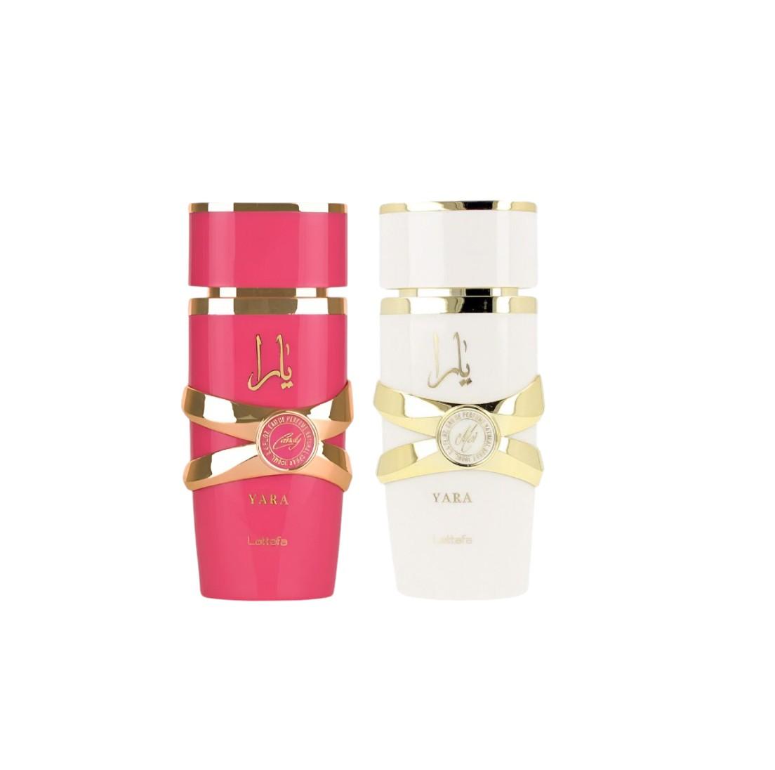 Lattafa Perfumes | Yara Candy + Yara Moi | 3.4 oz Per Bottle | Women's Fragrance Bundle | Eau de Parfum