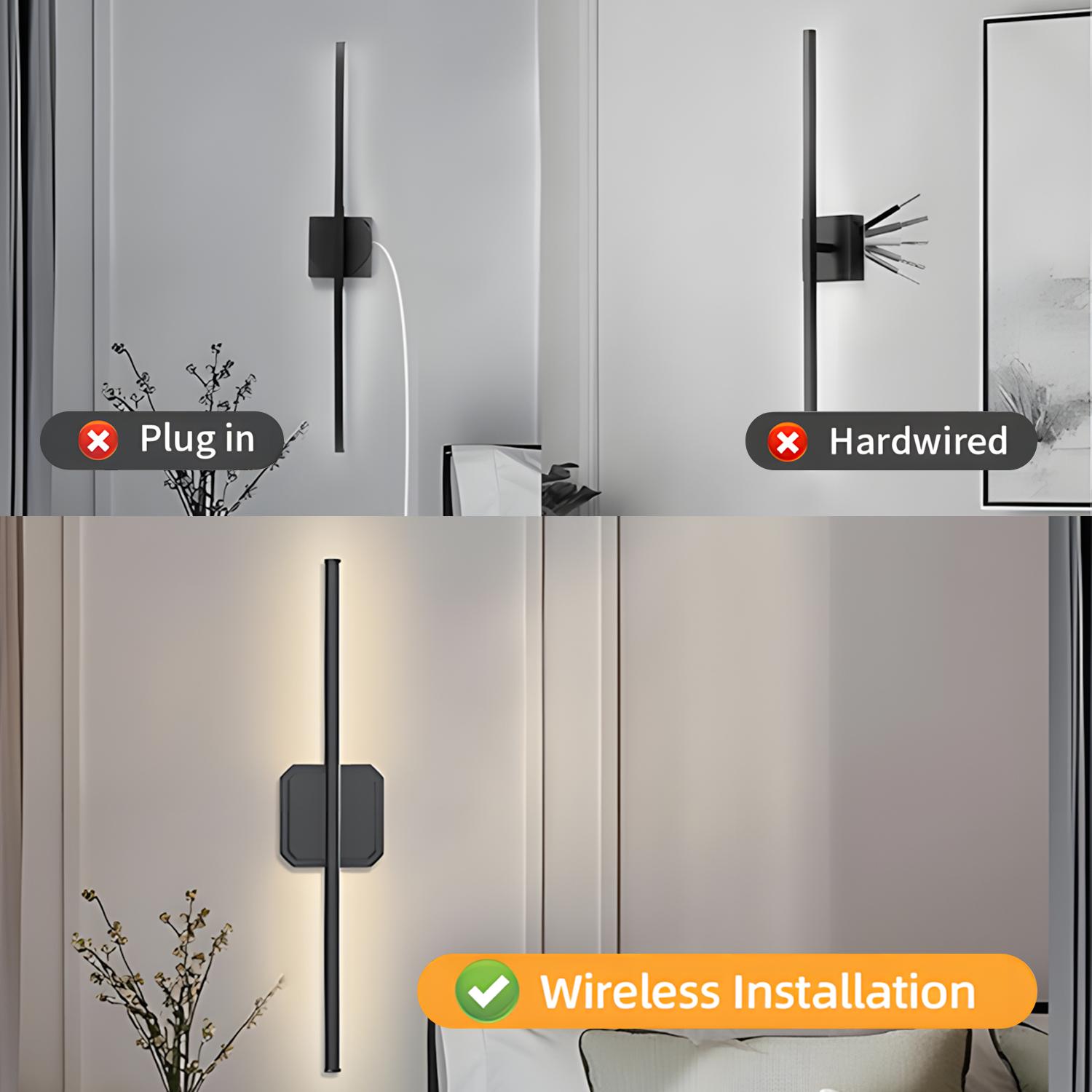 FLOWGO Bedroom Wall Lamps & Sconces With Remote Control, Dimmable Wall Sconces Set Of Two, Led Wall Mounted Light, 10000mAh Battery Operated Wall Sconce, Rechargeable Wall Lamp, 350°Rotate, 3000K-6000K, For Bedroom, Living Room, Hallway FLOWGO Bedroom Wall Lamps & Sconces With Remote Control, Dimmable Wall Sconces Set Of Two, Led Wall Mounted Light, 10000mAh Battery Operated Wall Sconce, Rechargeable Wall Lamp, 350°Rotate, 3000K-6000K, For Bedroom, Living Room, Hallway