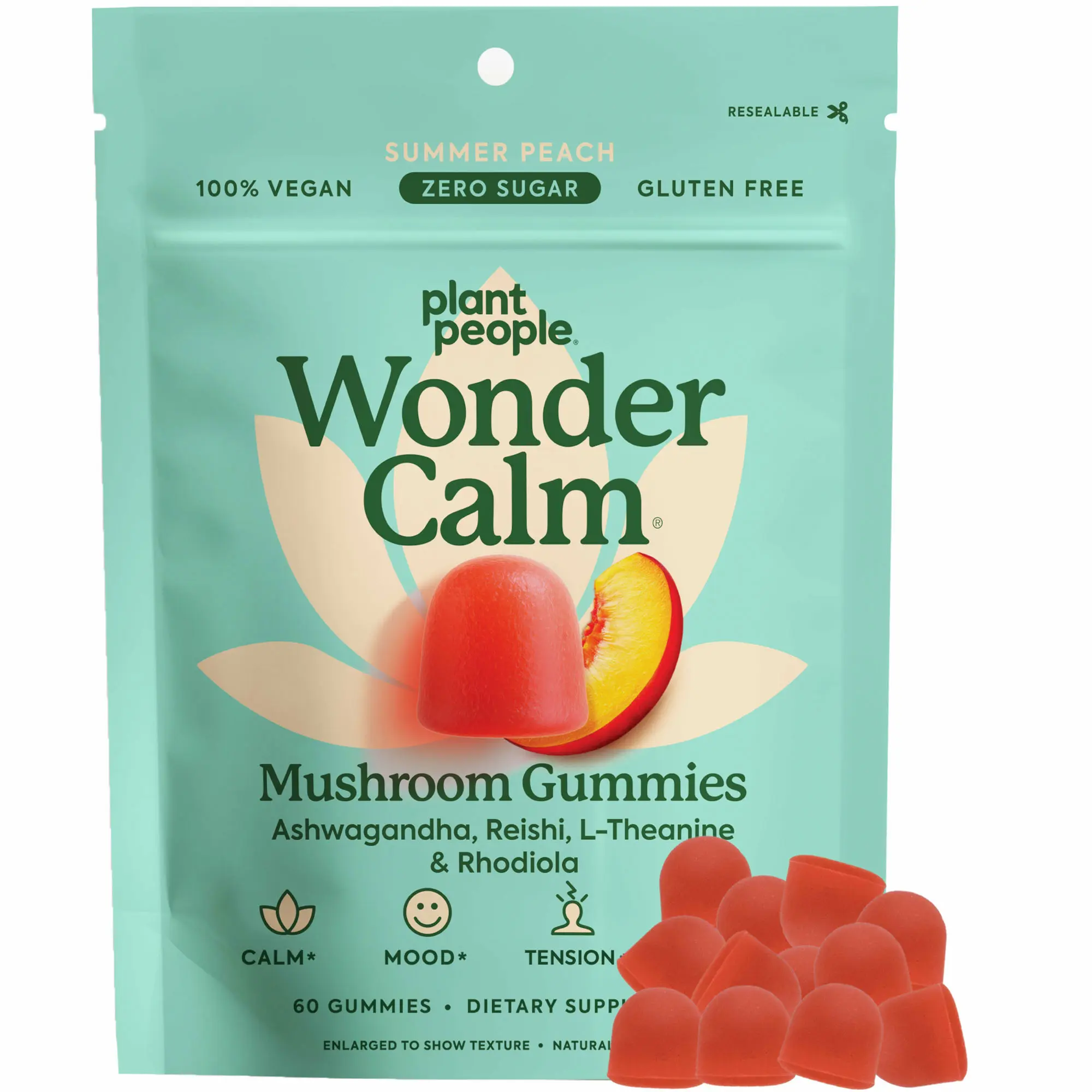 WonderCalm Mushroom Gummies - Dietary Supplement for Wellness - Healthcare