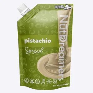 Nut Dreamers Pistachio Spread - Dairy Free, No Sugar Added, Vegan, Sweet, Flavor, Natural, Snacks - Nut Protein Cashews Coconut