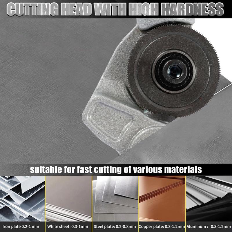 VAYWET Upgraded Sheet Metal Cutter Drill Attachment, For 12V Machine Electric Adapter (exclude) Shears Nibbler Drill Cutter Tools Portable Shearing Drill Bit Metal DIY Precision Fast for Cutting Thin Iron Thin White Sheet Steel Tile Aluminum Copper plate VAYWET Upgraded Sheet Metal Cutter Drill Attachment, For 12V Machine Electric Adapter (exclude) Shears Nibbler Drill Cutter Tools Portable Shearing Drill Bit Metal DIY Precision Fast for Cutting Thin Iron Thin White Sheet Steel Tile Aluminum Copper plate