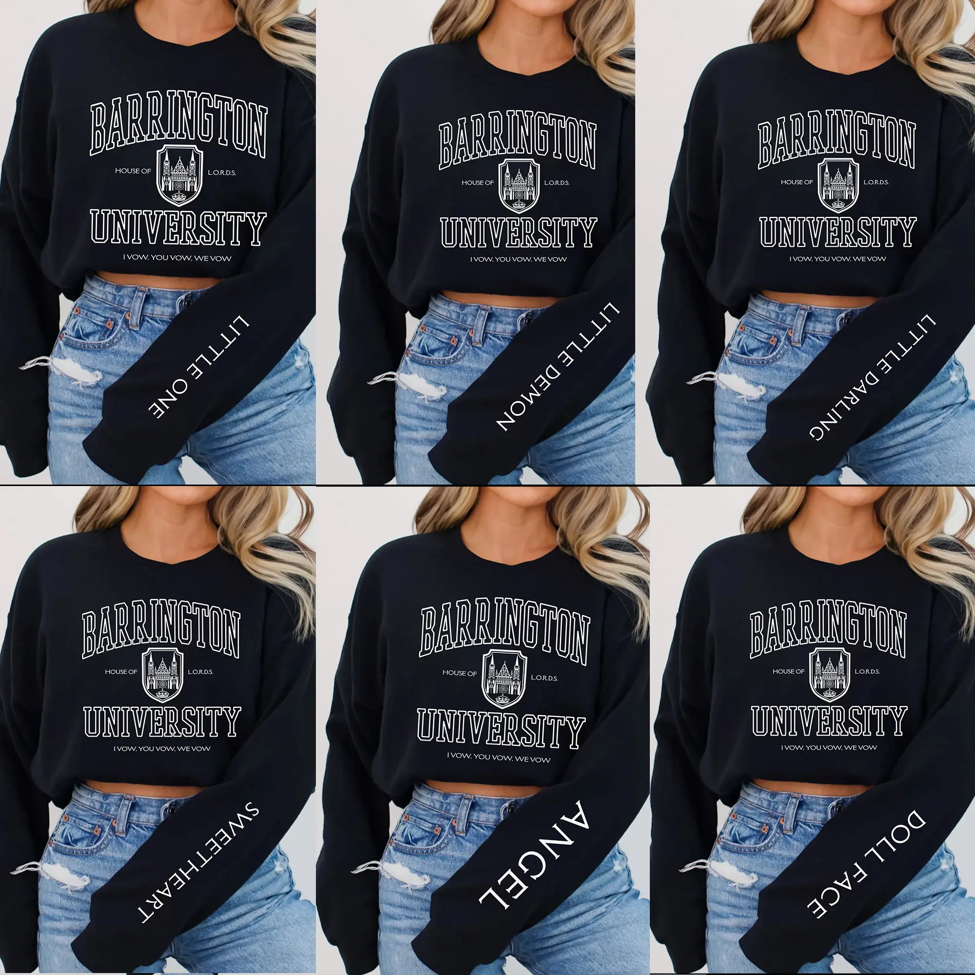 Barrington University Sweatshirt, Booktok Sweatshirt, Dark Romance Sweatshirt, Reading Sweatshirt, L.O.R.D.S Book Sweatshirt